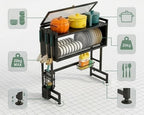 Over Sink Kitchen Organizer Rack And Cabinet