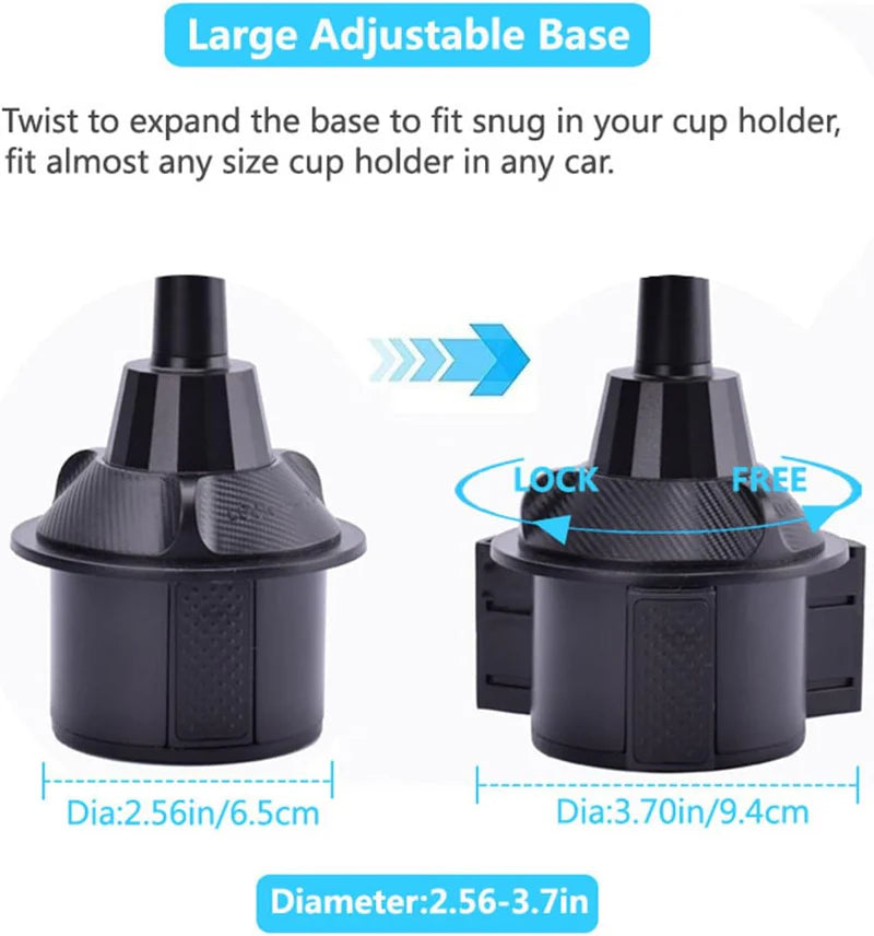 Portable Car Cup Holder Food Tray
