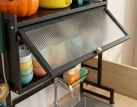 Over Sink Kitchen Organizer Rack And Cabinet